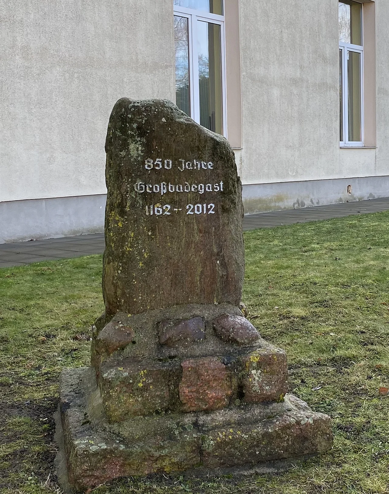 Ansicht Gedenkstein