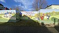 Wandbild aus der Mitte des Dorfes